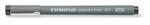 STAEDTLER Liner, 0, 7 mm, STAEDTLER „Pigment Liner, negru
