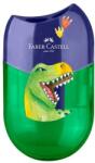 Faber-Castell Răzătoare, afișaj, cu două găuri, cu tavă, FABER-CASTELL, dinozaur, 10 buc