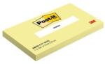 3M POSTIT Bloc autoadeziv, 76x127 mm, 100 de coli, 3M POSTIT, galben, 100 de coli