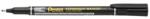 Pentel Marker permanent, 0, 5 mm, PENTEL "NF450", negru
