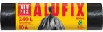 Alufix Sac de gunoi, 240 l, 10 buc, 100 x 125 cm, 20 , ALUFIX "Economy", negru, 10 buc