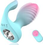 SESSO Vibrator Flexible with Clear Diamond Pastel Vibrator