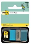 3M Semn de carte, plastic, 50 de coli, 25x43 mm, 3M POSTIT, albastru distinctiv, 50 de coli