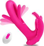 SESSO Vibrator Wearable Butterfly Flapping Magenta Vibrator