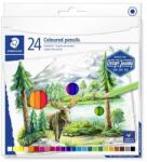 STAEDTLER Creioane colorate, set, hexagonale, STAEDTLER "146 C", 24 de culori diferite, 24 buc