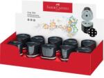 Faber-Castell Răzătoare, de afișare, cu trei găuri, cu magazie, FABER-CASTELL "Grip 2001 Trio", neagră, 10 buc