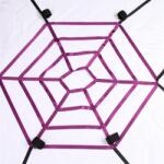 SESSO Set catuse Spider Web Bed Strap Mov/Negru