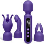 SESSO Vibrator 3 Silicone Attachments LED Wand Mov Vibrator
