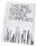 Leitz Copertă Euro, A4, 180 microni, suprafață transparentă, 20 mm, LEITZ "Jumbo", 5 bucăți