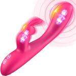 SESSO Vibrator Rechargeable Rabbit Magenta Vibrator