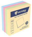 Victoria Office Blocnotes autoadeziv, 75x75 mm, 400 de coli, VICTORIA OFFICE, pastel, 400 de coli