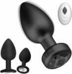 SESSO Set Silicone Vibe Stimulator 3pcs Negru Vibrator
