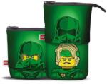 LEGO Stationery Penar cu fermoar, tip pop-up, LEGO „Ninjago Lloyd, negru-verde, cu model Penar