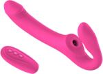 SESSO Strap on Dual Ended Tongue Licking Magenta