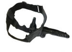 SESSO Strap on Double Stimulating Negru