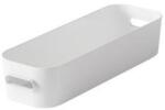 SMARTSTORE Cutie de depozitare, plastic, 1, 3 l, SMARTSTORE „Compact Slim, albă