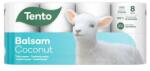 Tento Hârtie igienică, 3 straturi, rolă mică, 8 role, TENTO „Balsam Nucă de Cocos, albă, 8 role
