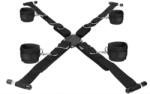 SESSO Set Adjustable Straps Restraint Cuffs Negru