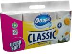 Ooops! Hârtie igienică, 3 straturi, rolă mică, 8 role, OOOPS „Classic, mușețel, 8 role