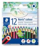 STAEDTLER Creioane colorate, set, hexagonale, scurte, STAEDTLER "Noris Colour 185", 12 culori diferite, 12 buc