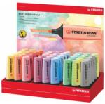 STABILO Evidențiator, afișaj, 2-5 mm, STABILO "BOSS Pastel", amestec de culori pastelate, 45 buc