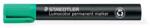 STAEDTLER Marker permanent, vârf teșit, STAEDTLER "Lumocolor 350", verde