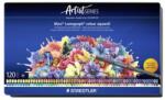 STAEDTLER Creioane acuarelă, set, hexagonale, cutie de tablă, STAEDTLER "Mars® Lumograph® 104", 120 de culori diferite, 120 buc