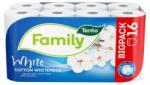 Tento Hârtie igienică, 2 straturi, rolă mică, 16 role, TENTO "Family White", albă, 16 role