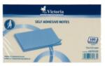 Victoria Office Blocnotes autoadeziv, 75x125 mm, 100 de coli, VICTORIA OFFICE, galben, 100 de coli