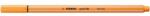 STABILO Liner, 0, 4 mm, STABILO "Point 88", papaya