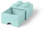LEGO Cutie de depozitare, sertar, LEGO „Brick, albastru turcoaz