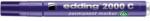 edding Marker permanent, 1, 5-3 mm, vârf conic, EDDING "2000", violet
