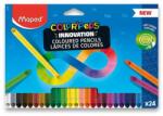 Maped Creioane colorate fara lemn MAPED - COLOR`PEPS INFINITY 24 culori