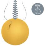 Leitz Minge de gimnastică pentru șezut, LEITZ „Ergo Cosy, galben cald Minge fitness