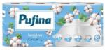 Pufina Hârtie igienică, 3 straturi, rolă mică, 8 role, PUPINA "Sensitive Aquabond", fără parfum, 8 role