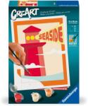 Ravensburger - CreArt pictura pe numere pentru copii far pe plaja - RVSPBN23899 (RVSPBN23899)