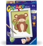 Ravensburger - CreArt pictura pe numere pentru copii maimuta salbatica - RVSPBN23966 (RVSPBN23966)