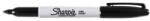 Sharpie Marker permanent, 1 mm, conic, SHARPIE "Fine Point", negru