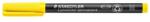 STAEDTLER Marker permanent, OHP, 1 mm, STAEDTLER "Lumocolor® 317 M", galben