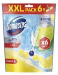Domestos Bloc odorizant pentru toaletă, 6 bucăți, DOMESTOS "Power 5", lime, 6 bucăți