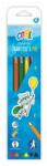 Victoria Creioane colorate, set, triunghiulare, COOL BY VICTORIA, 6 culori diferite, 6 buc