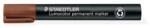 STAEDTLER Marker permanent, vârf teșit, STAEDTLER "Lumocolor 350", maro