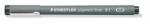 STAEDTLER Liner, 0, 1 mm, STAEDTLER „Pigment Liner, negru