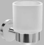 Villeroy & Boch Pahar de sticla, cu suport metalic, crom lucios, Villeroy & Boch Elements Tender TVA15101800061 TVA15101800061 (TVA15101800061)