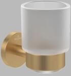 Villeroy & Boch Pahar de sticla, cu suport metalic, auriu periat (Brushed Gold), Villeroy & Boch Elements Tender TVA15101800076 TVA15101800076 (TVA15101800076)