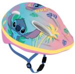 Csepel Disney Stitch gyerek bukósisak, M-es (52-56 cm), Stitch figurás, kék-rózsaszín