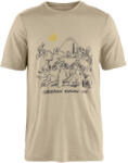 Fjällräven Hoja Lugnt Wool T-shirt M Mărime: M / Culoare: bej (F12600330_118)