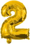 Procos Számos fólia lufi arany színben - 2-es szám 86cm (91186P)