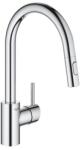 GROHE Concetto egykaros mosogatócsaptelep kihúzható fejjel 1/2, króm (GR-31483002)