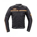 W-Tec Geaca Moto Barbati W-TEC 2Stripe Negru/Bej/Orange (22162) - sport-mag